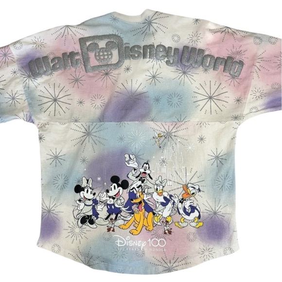 Walt Disney World 100 Year Spirit Jersey Long Sleeve Shirt Size Small - Picture 1 of 7